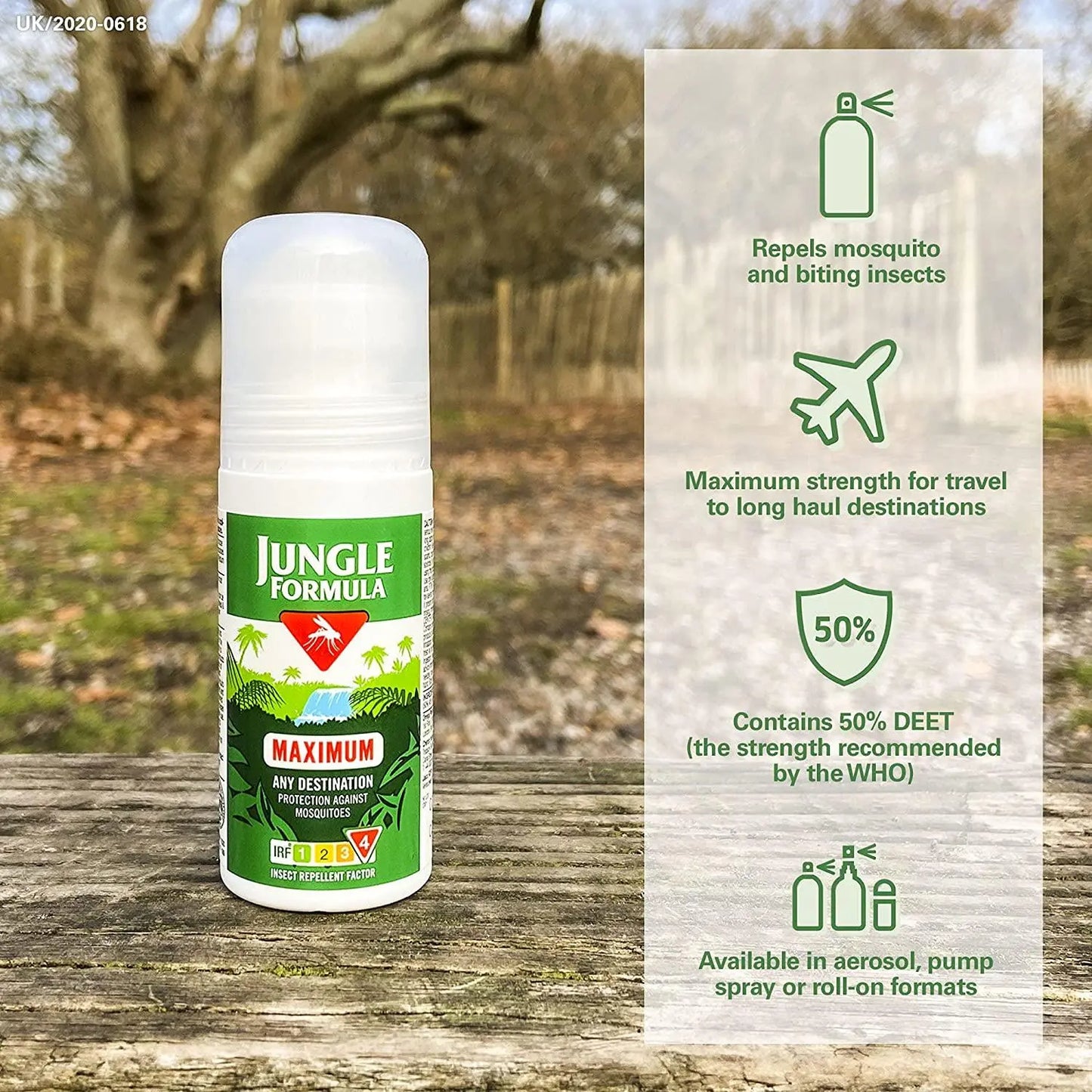 Jungle Formula Roll-On Maximum Insect Repellent Roll-On 50ml