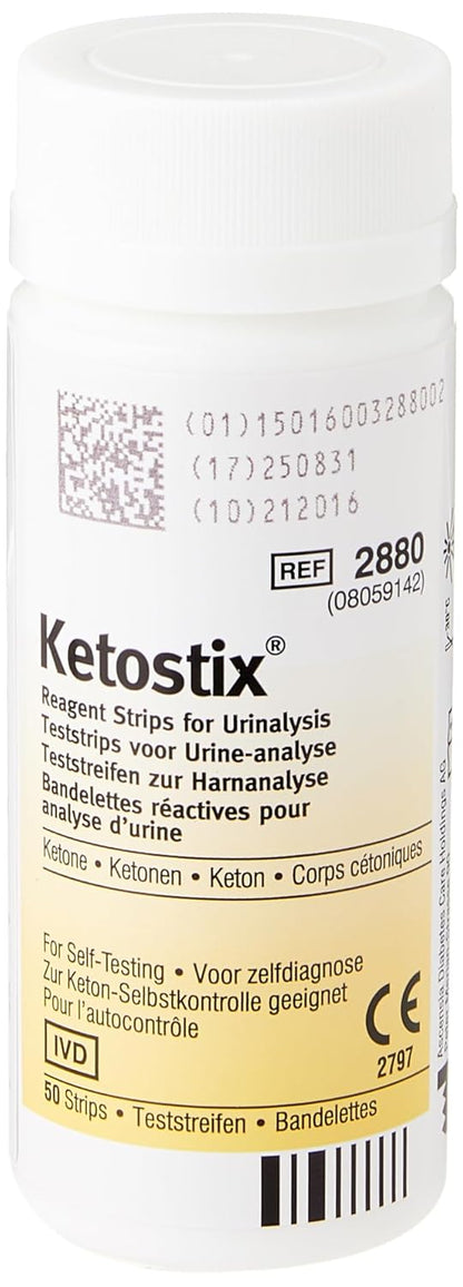 Ketostix Reagent Strips for Urinalysis 50 x 2