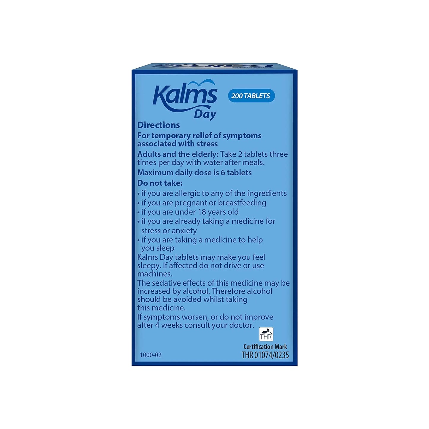 Kalms Day Tablets 200 Tablets