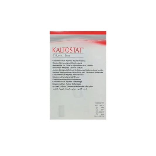 Kaltostat Alginate Sterile 7.5cm x 12cm 10 Dressings - Arc Health Nutrition UK Ltd