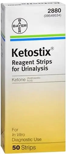 Ketostix Reagent Strips for Urinalysis 50 x 2