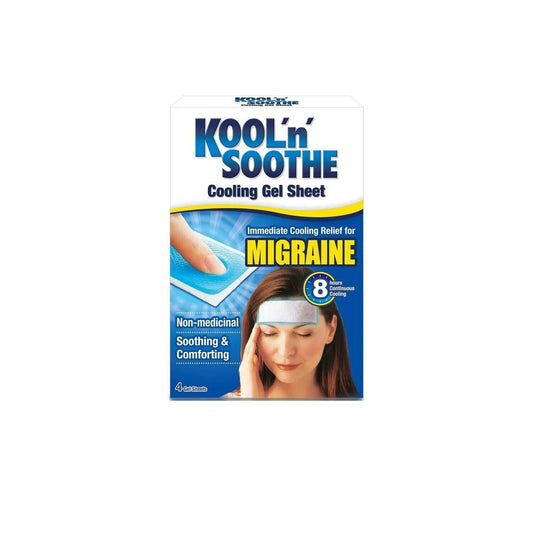 Kool 'n' Soothe Migraine Cooling Strips - 4 Strips