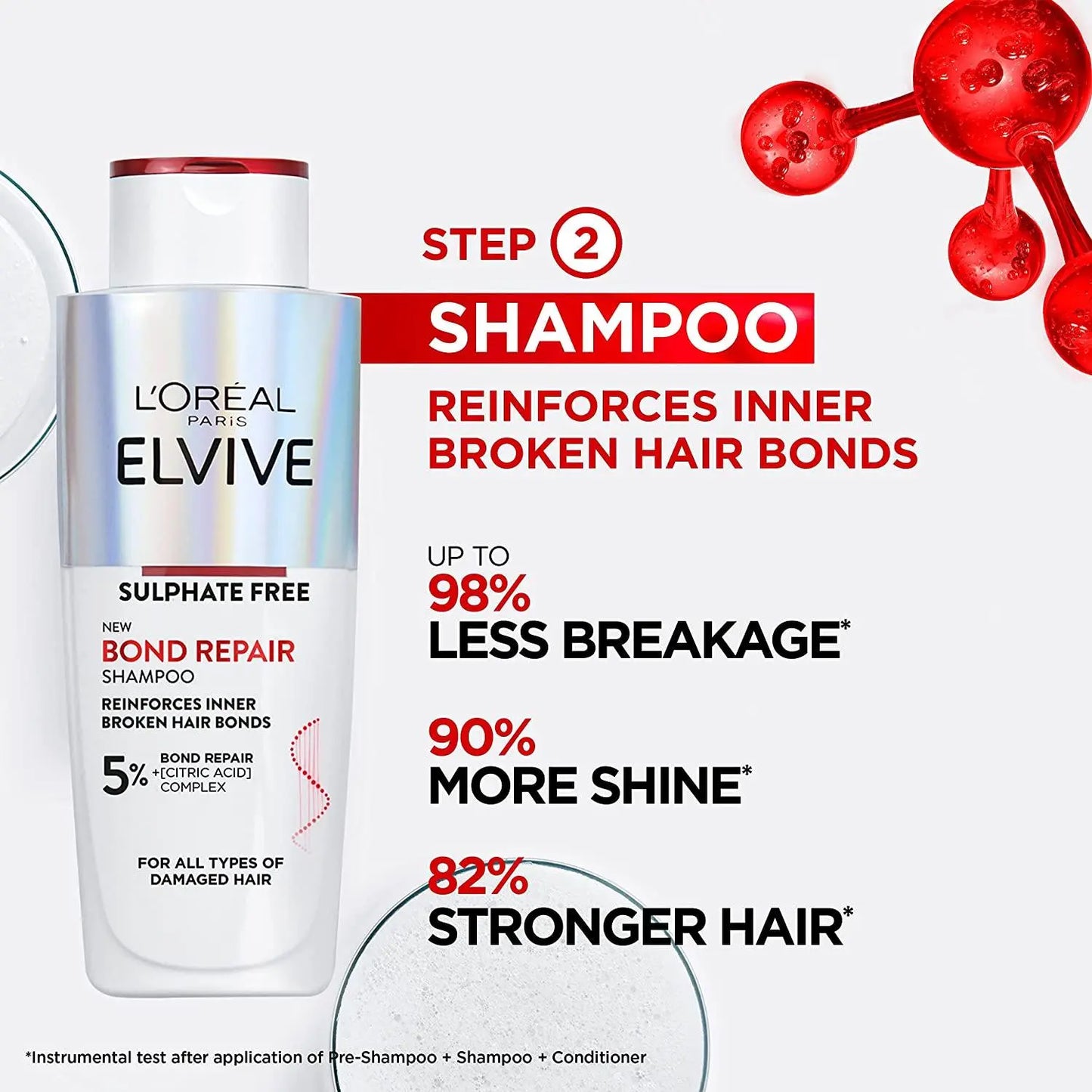 LOréal Paris Elvive Bond Repair Shampoo (200Ml)