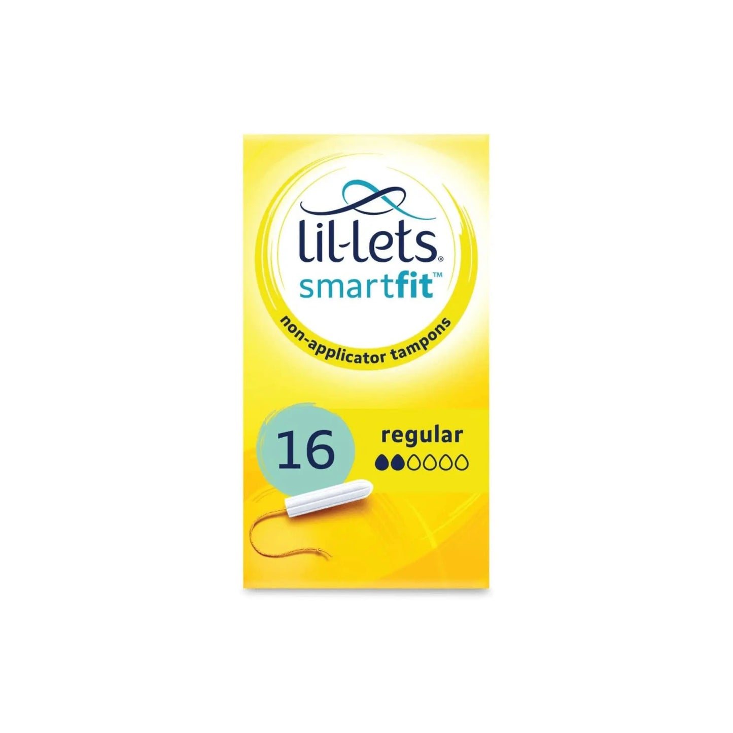 Lil-Lets Non-Applicator Regular Tampons x 16