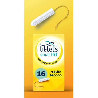 Lil-Lets Non-Applicator Regular Tampons x 16