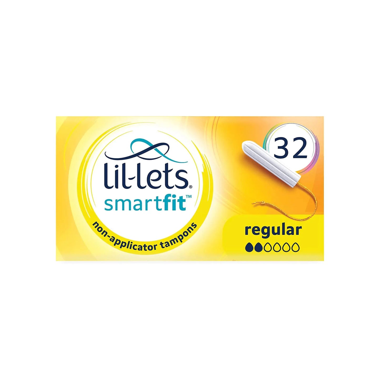 Lil-Lets Non-Applicator Regular Tampons x 32