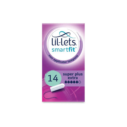 Lil-Lets Non-Applicator Super Plus Extra Tampons x 14