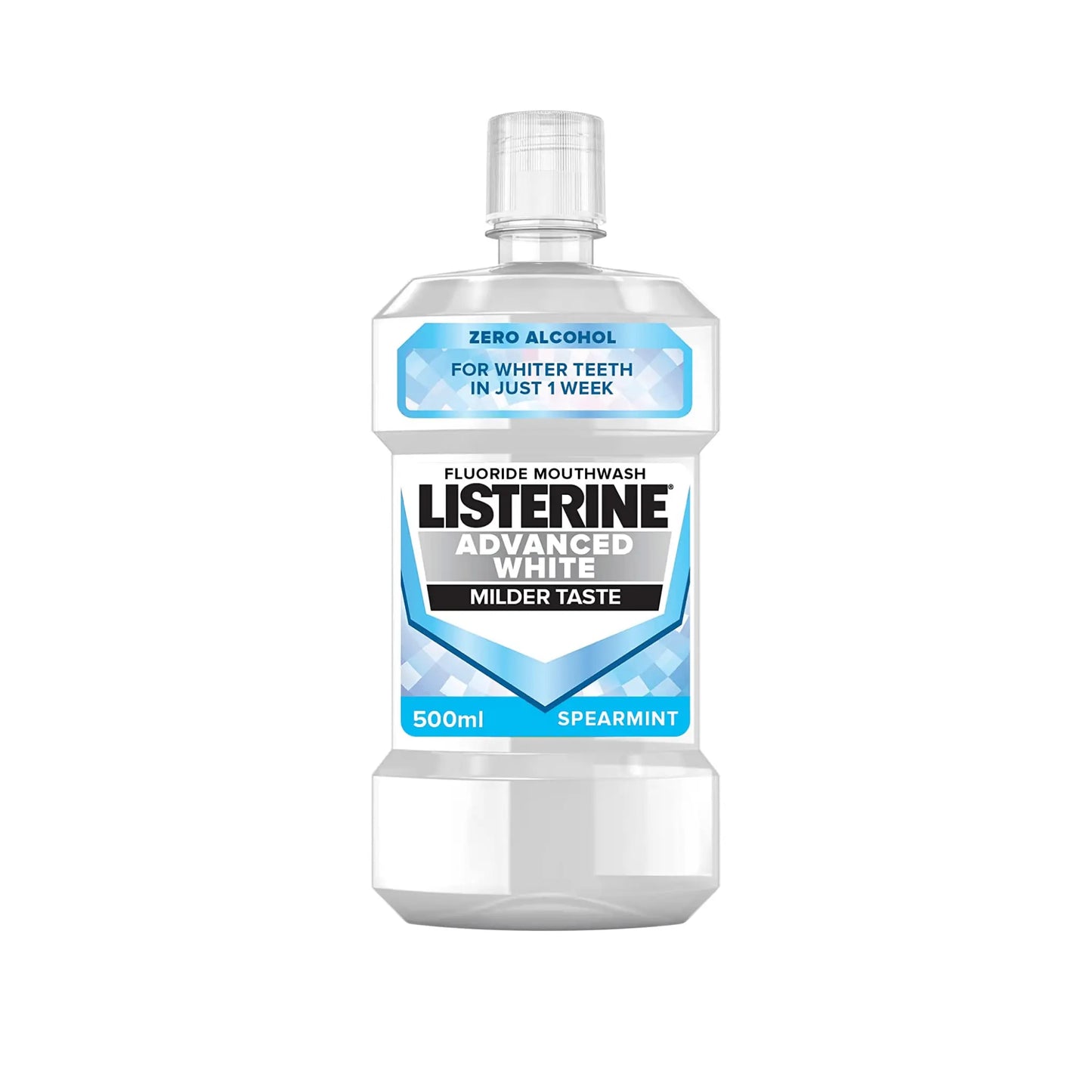 Listerine Mouthwash Advanced White Milder Taste Mouthwash 500ml