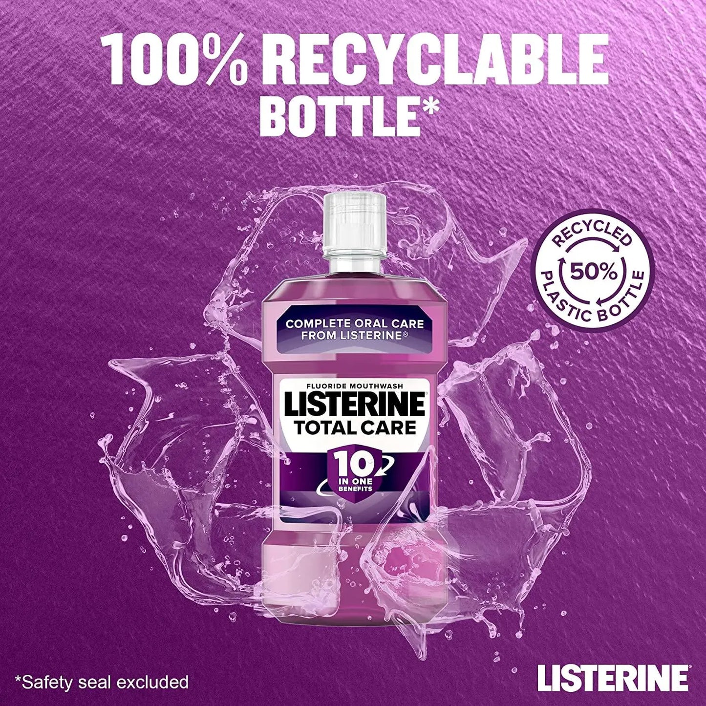 Listerine Total Care Mouthwash Clean Mint 500ml