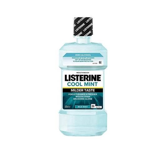 Listerine Zero Alcohol Cool Mint Mouthwash 500ml