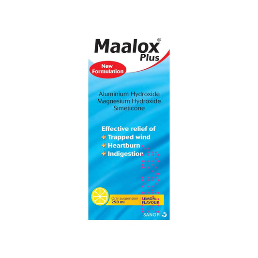 Maalox Plus Suspension, Other, 250ml Sanofi