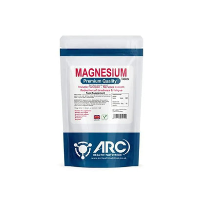 Magnesium 300mg Vegetarian & Vegan Mineral Supplement 360 Tablets - Arc Health Nutrition