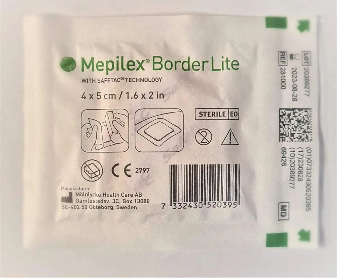 Mepilex Border Lite  4cm x 5cm 10 Dressing - Arc Health Nutrition