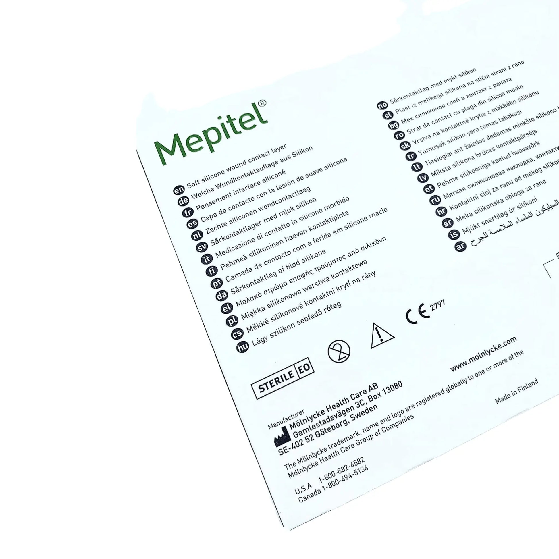 Mepitel 8cm x 10cm 5 Dressing - Arc Health Nutrition UK Ltd