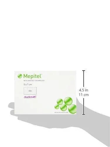 Mepitel Soft Silicone 5cm x 7cm 5 Dressing - Arc Health Nutrition UK Ltd