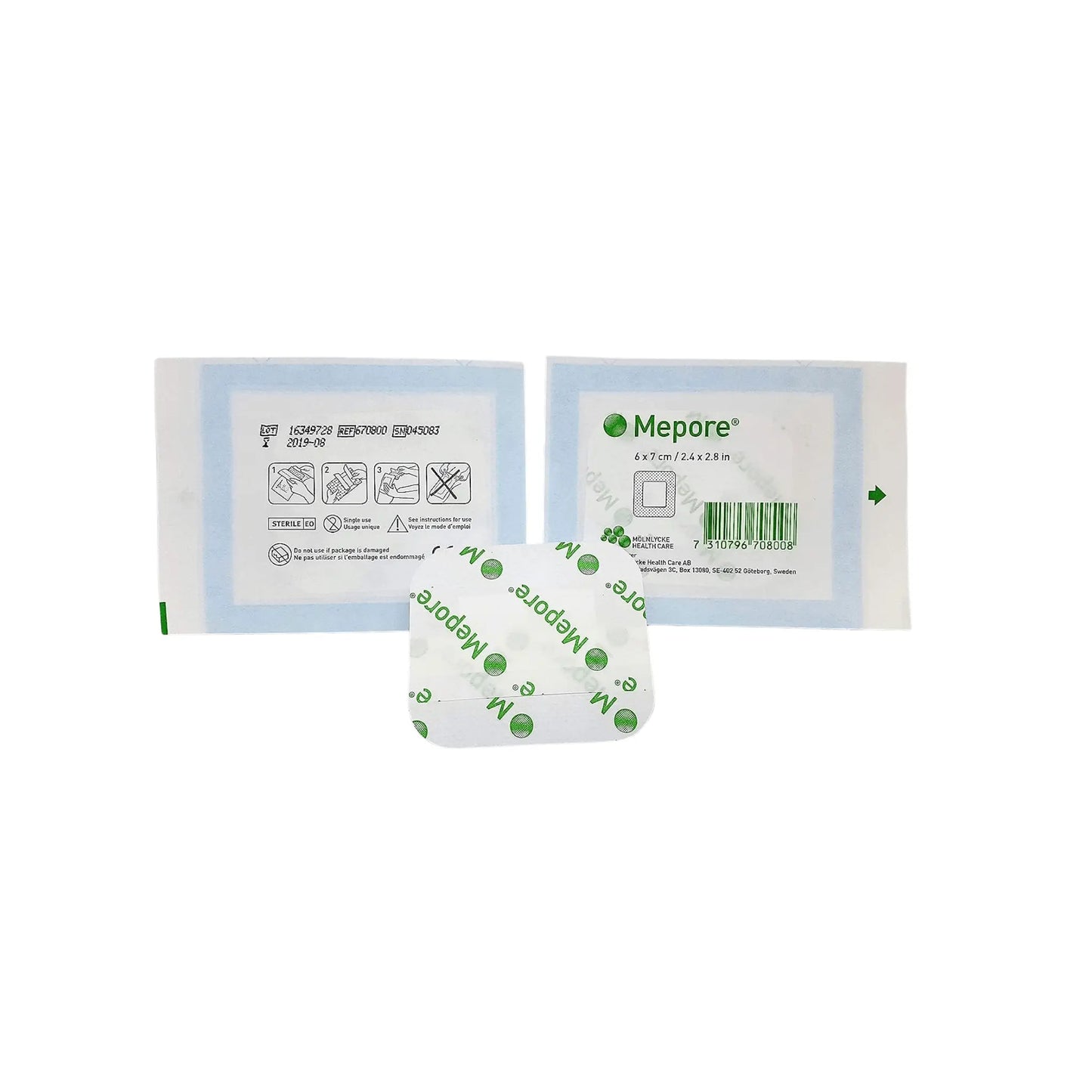 Mepore Dressing- 6cm x 7cm 60 Dressing