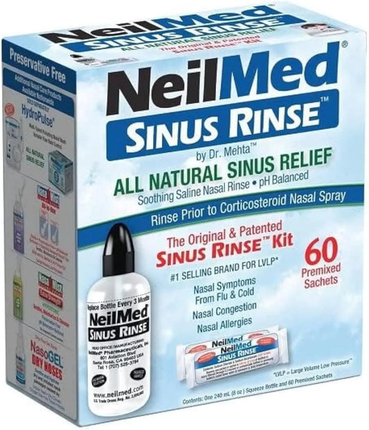 Neilmed Adult Nasal Irrigation Sinus Rinse Complete Kit Neilmed