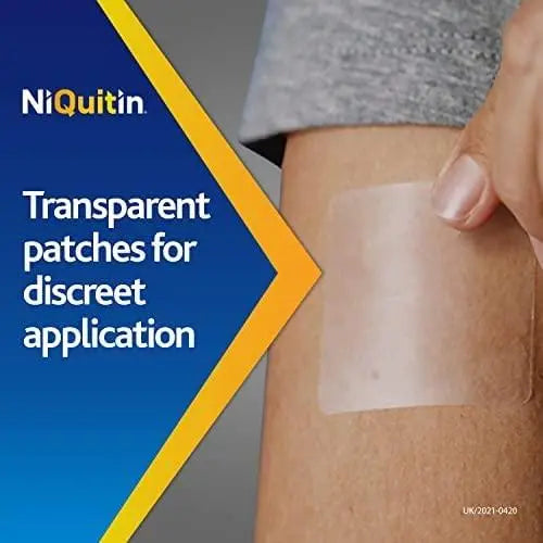 NiQuitin 14mg Step 2- 14 Nicotine Patches- Stop Smoking Aid