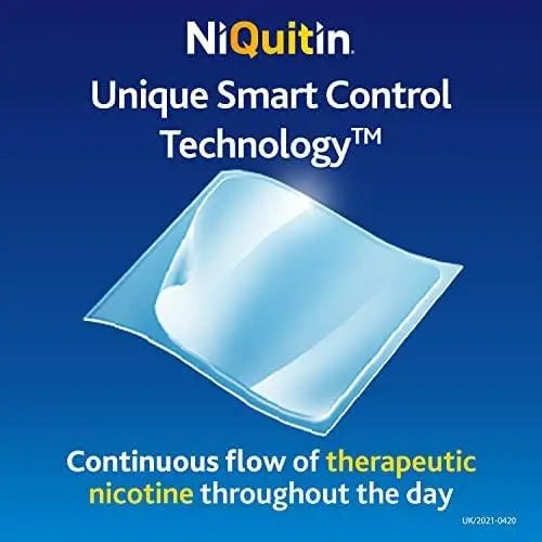 NiQuitin 21mg Step 1- 14 Nicotine Patches- Stop Smoking Aid