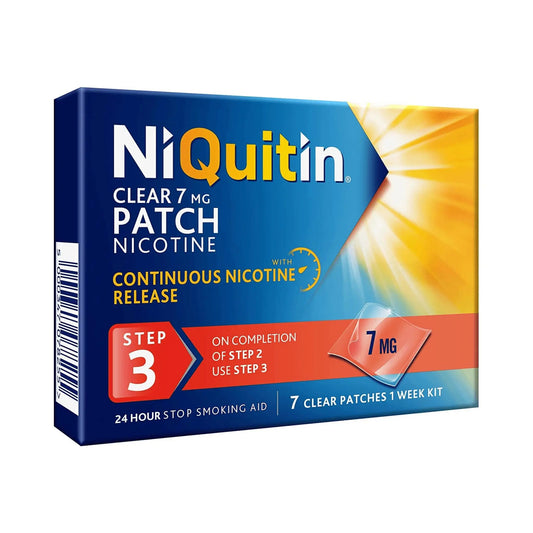 NiQuitin 7mg Step 3- 7 Nicotine Patches- Stop Smoking Aid