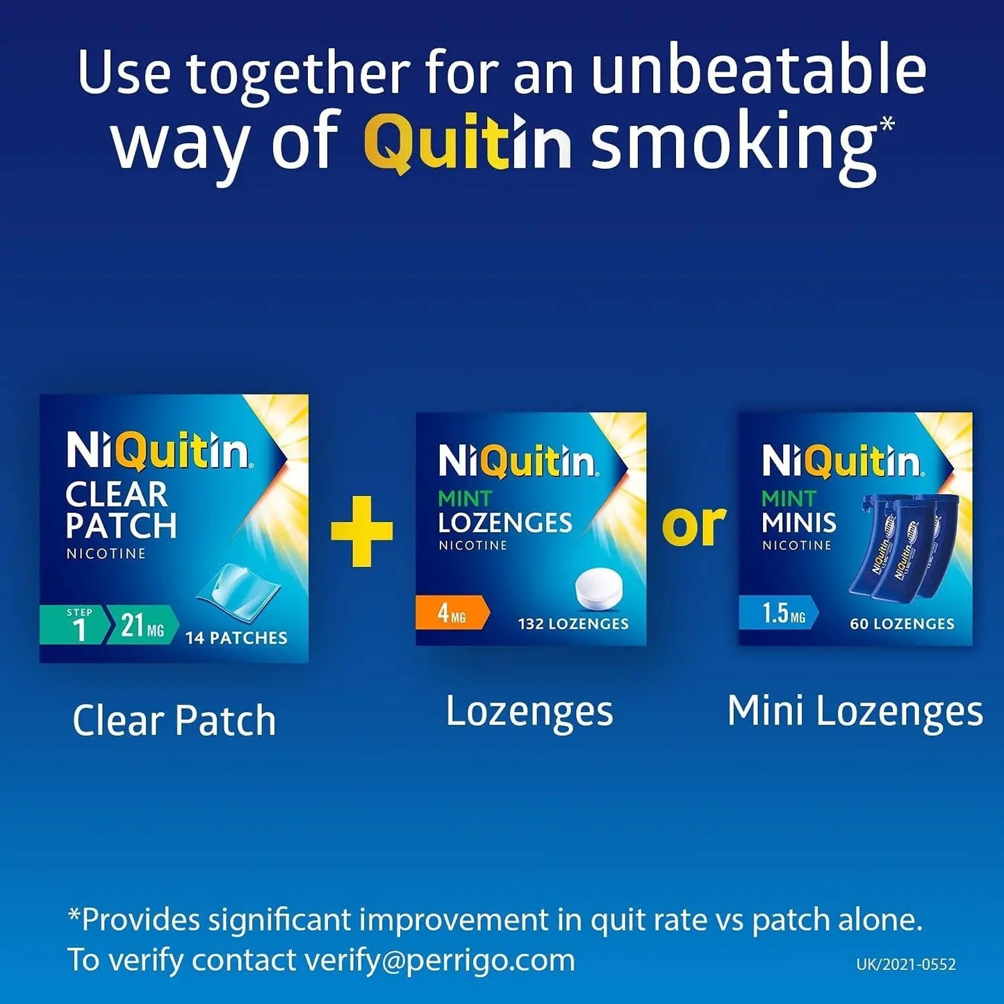 NiQuitin Minis Mint 1.5mg, 60 Lozenges- Quit Smoking Aid