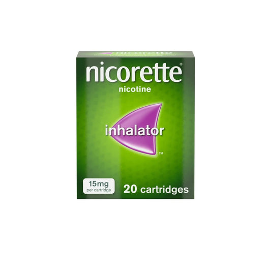 Nicorette 15mg Inhalator 20 Nicotine Cartridges - Arc Health Nutrition UK Ltd