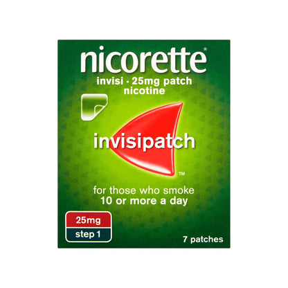 Nicorette Invisi 25 mg Step 1- 7 Nicotine Patches