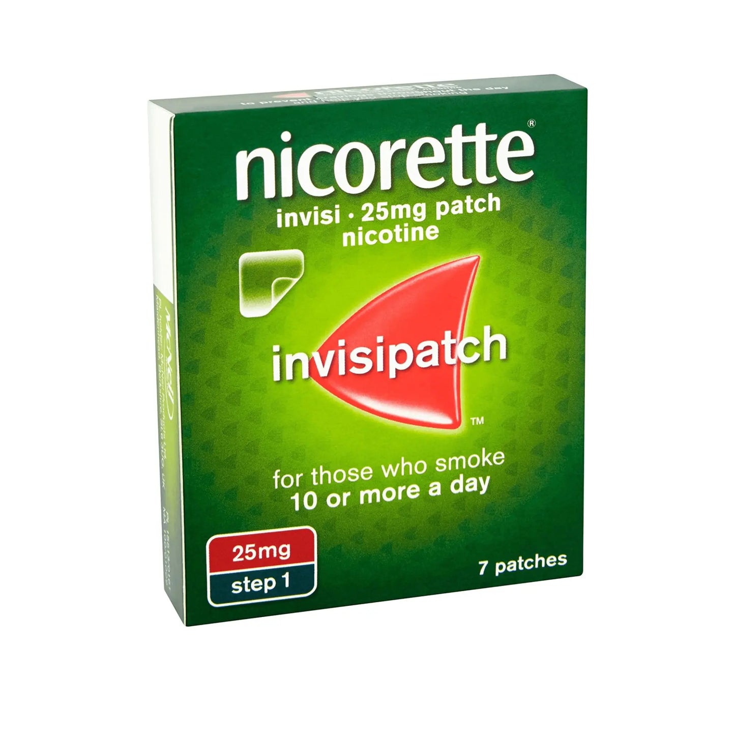 Nicorette Invisi 25 mg Step 1- 7 Nicotine Patches