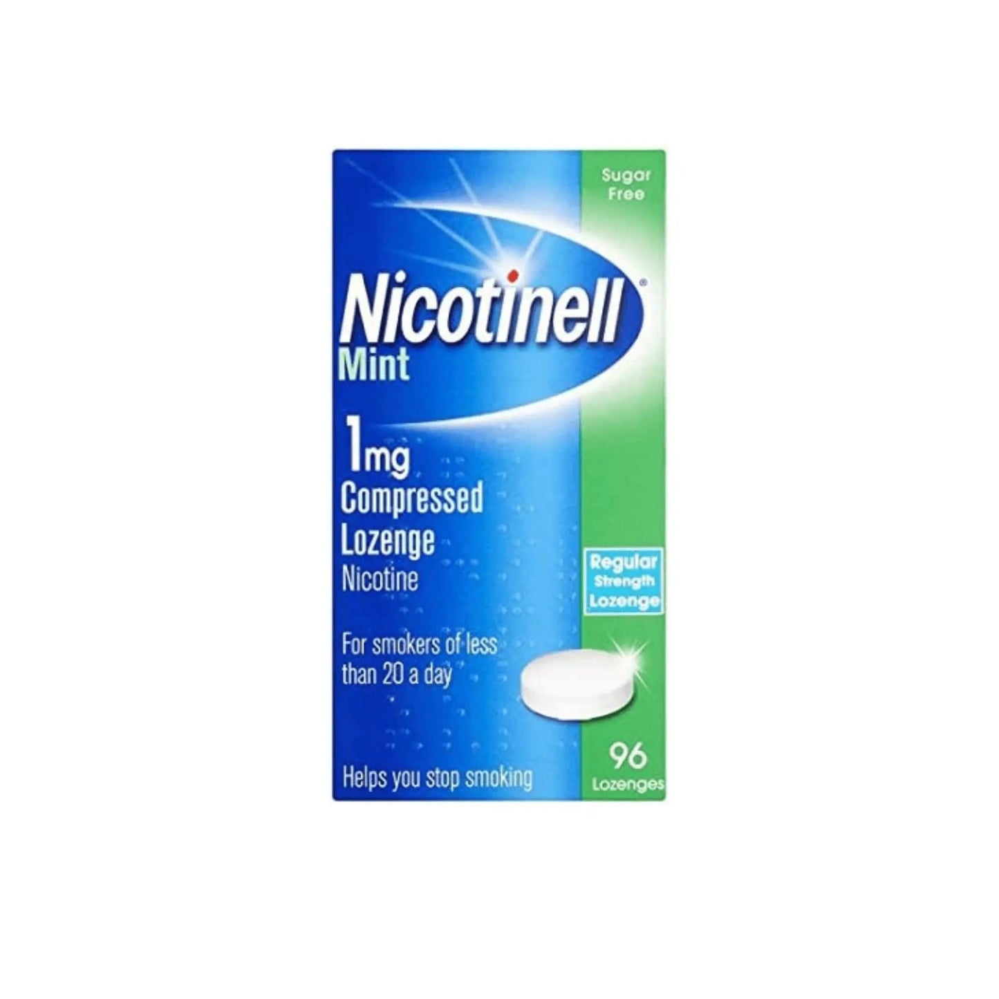 Nicotinell Lozenge Stop Smoking Aid 1 mg Mint 96 Pieces