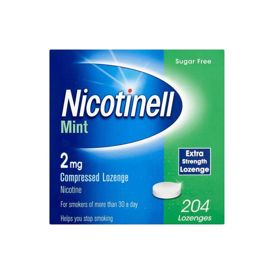Nicotinell Lozenge Stop Smoking Aid 2 mg Mint 204 Pieces