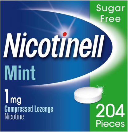 Nicotinell Nicotine Lozenge Stop Smoking Aid, 1 mg, 204 pcs