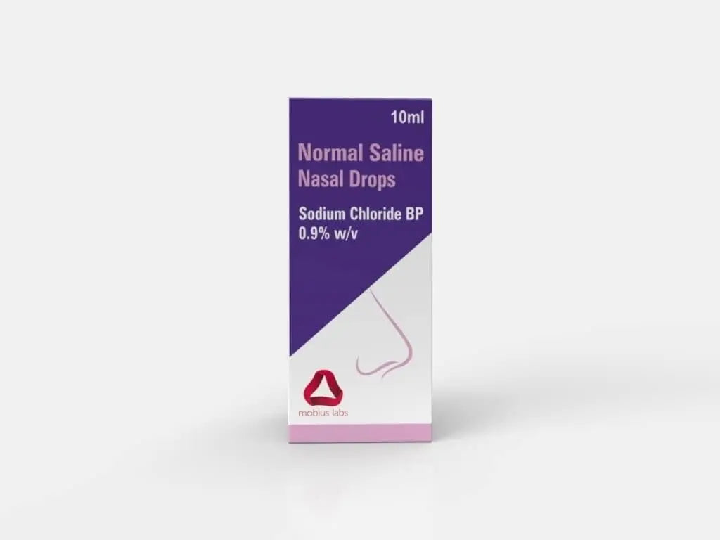 Normal Saline Nasal Drops 10ml x 3 Normal