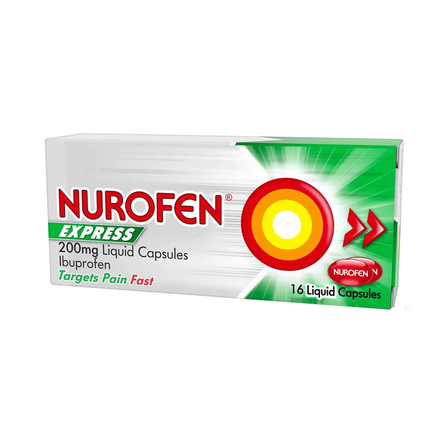 Nurofen Express 200mg Liquid Capsules - 16 Pack