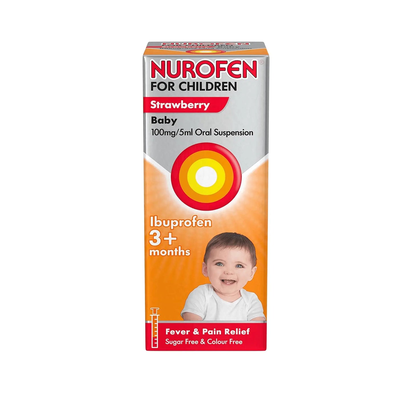 Nurofen For Children Cold, Pain & Fever Strawberry - 100ml