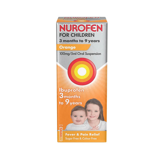 Nurofen For Children Orange Flavour Oral Suspension 100ml
