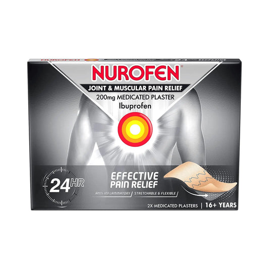 Nurofen Joint & Muscular Pain Relief 2 Medicated Plasters - 200mg