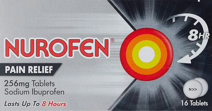 Nurofen Pain Relief 256mg - 16 Caplets