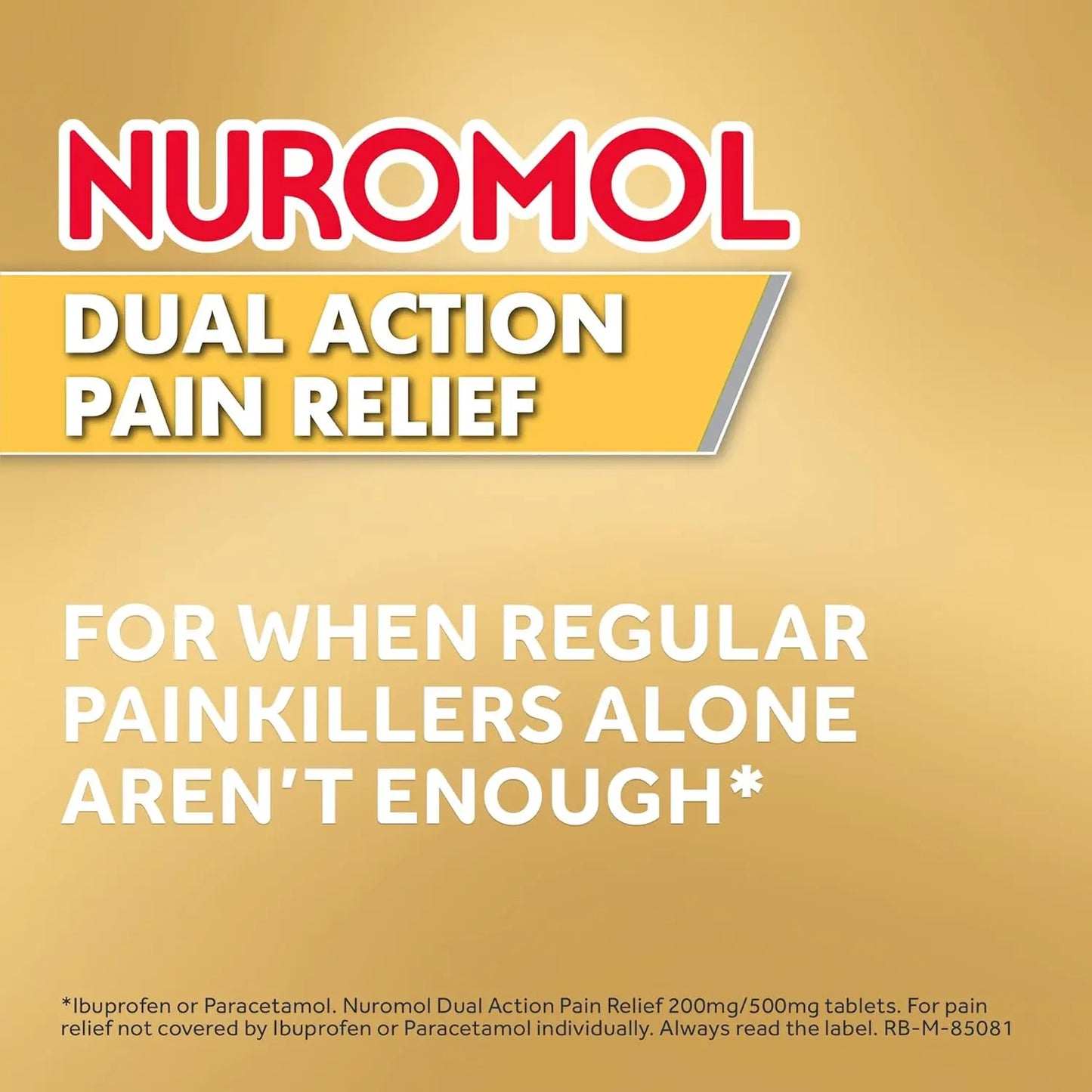 Nuromol Dual Action Pain Relief 12 Tablets