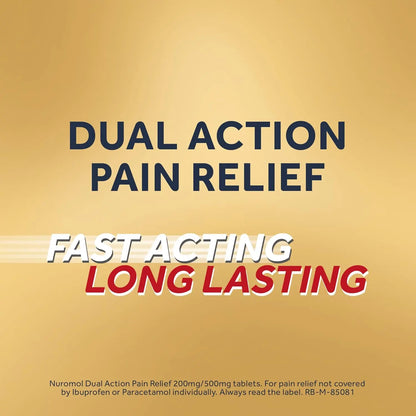 Nuromol Dual Action Pain Relief 12 Tablets