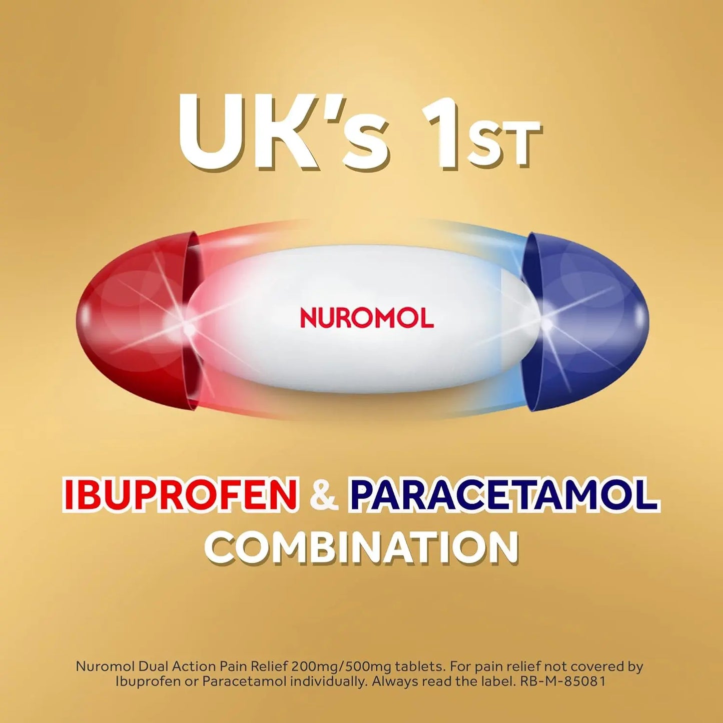 Nuromol Dual Action Pain Relief 12 Tablets