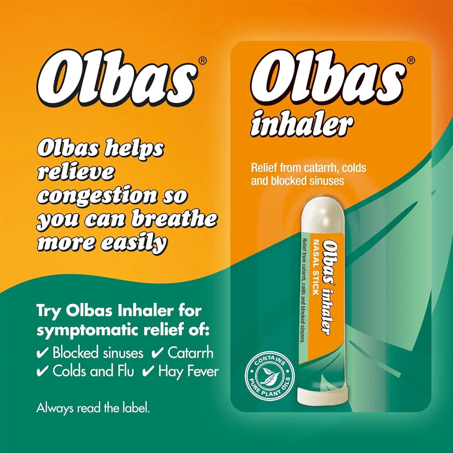 Olbas Inhaler Nasal Stick – 695mg Olbas