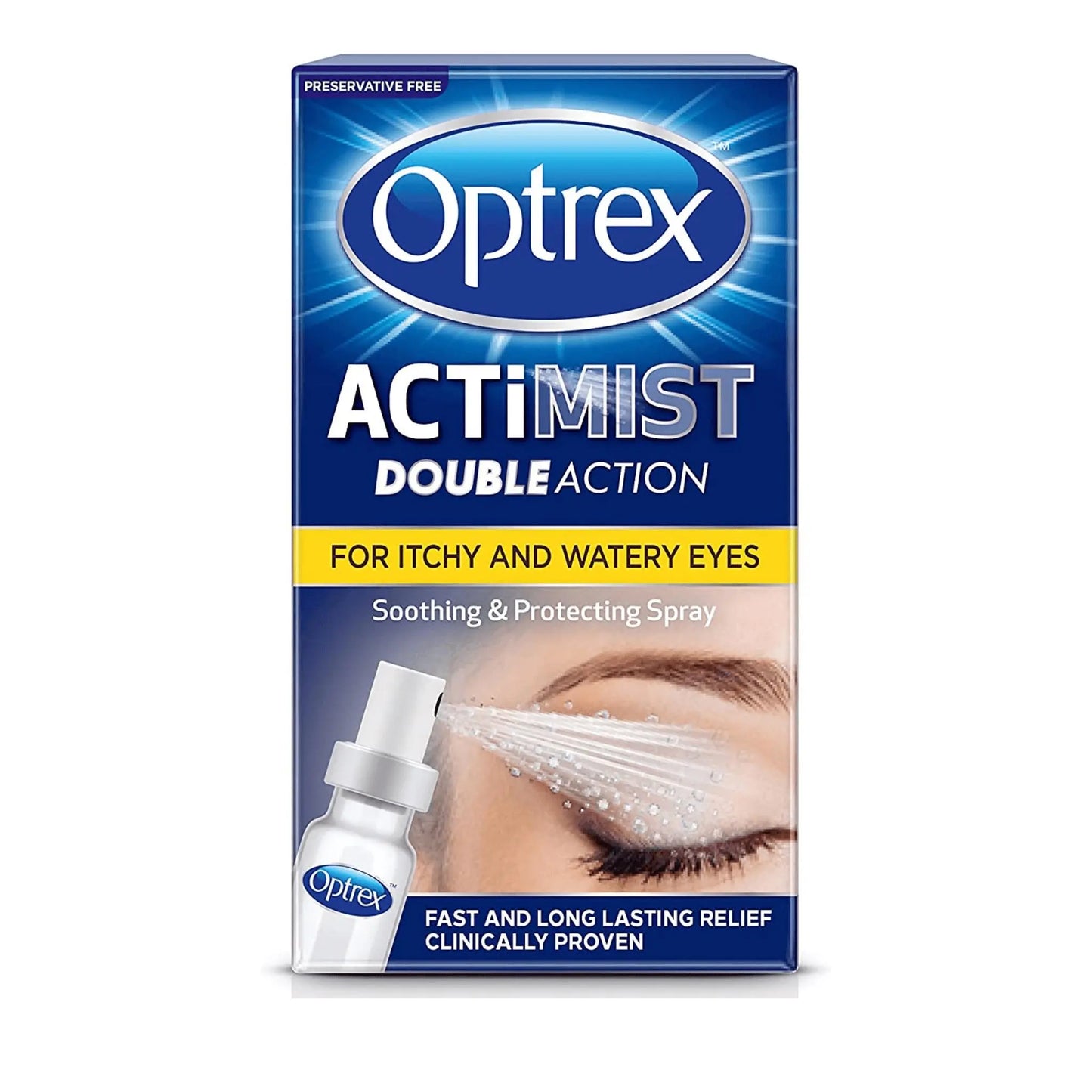 Optrex Actimist Eye Spray For Itchy & Watery Eyes 10ml