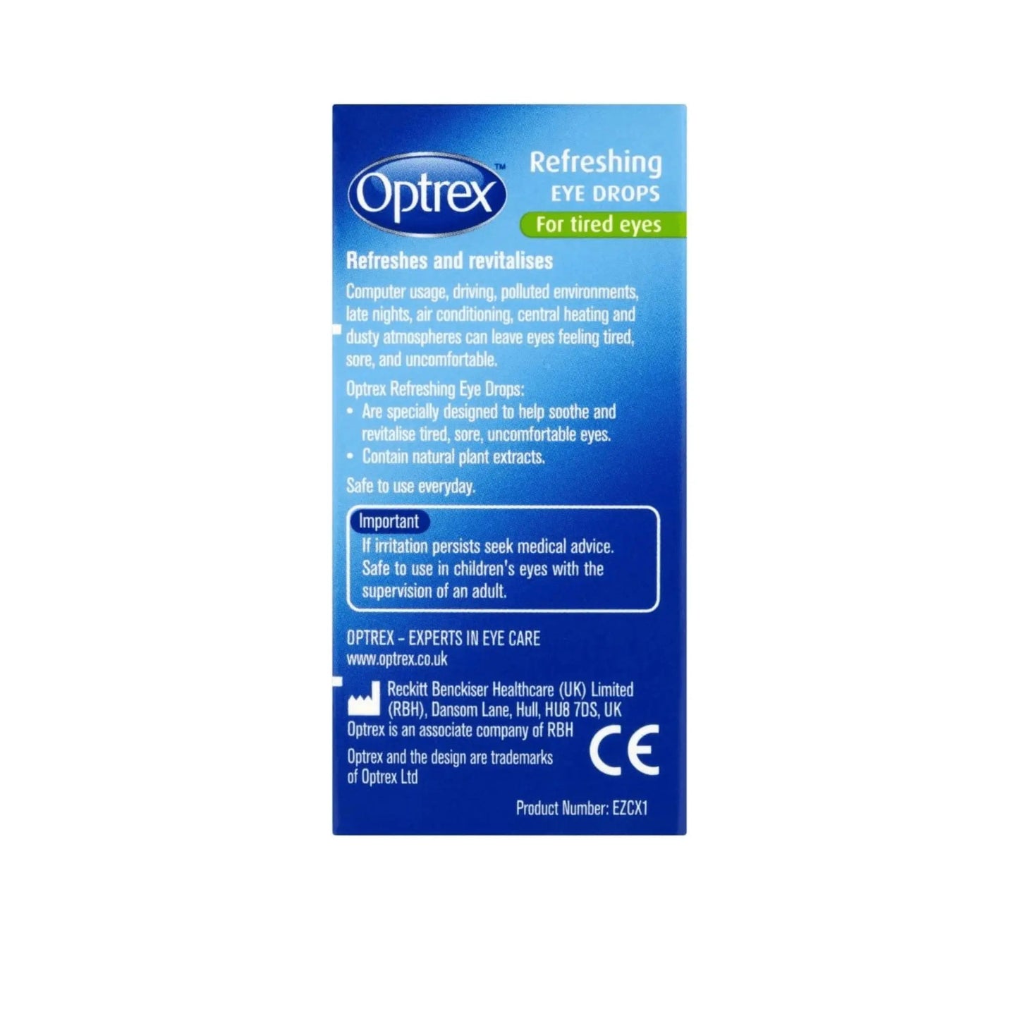 Optrex Soothing Eye Drops for Itchy Eyes 10ml