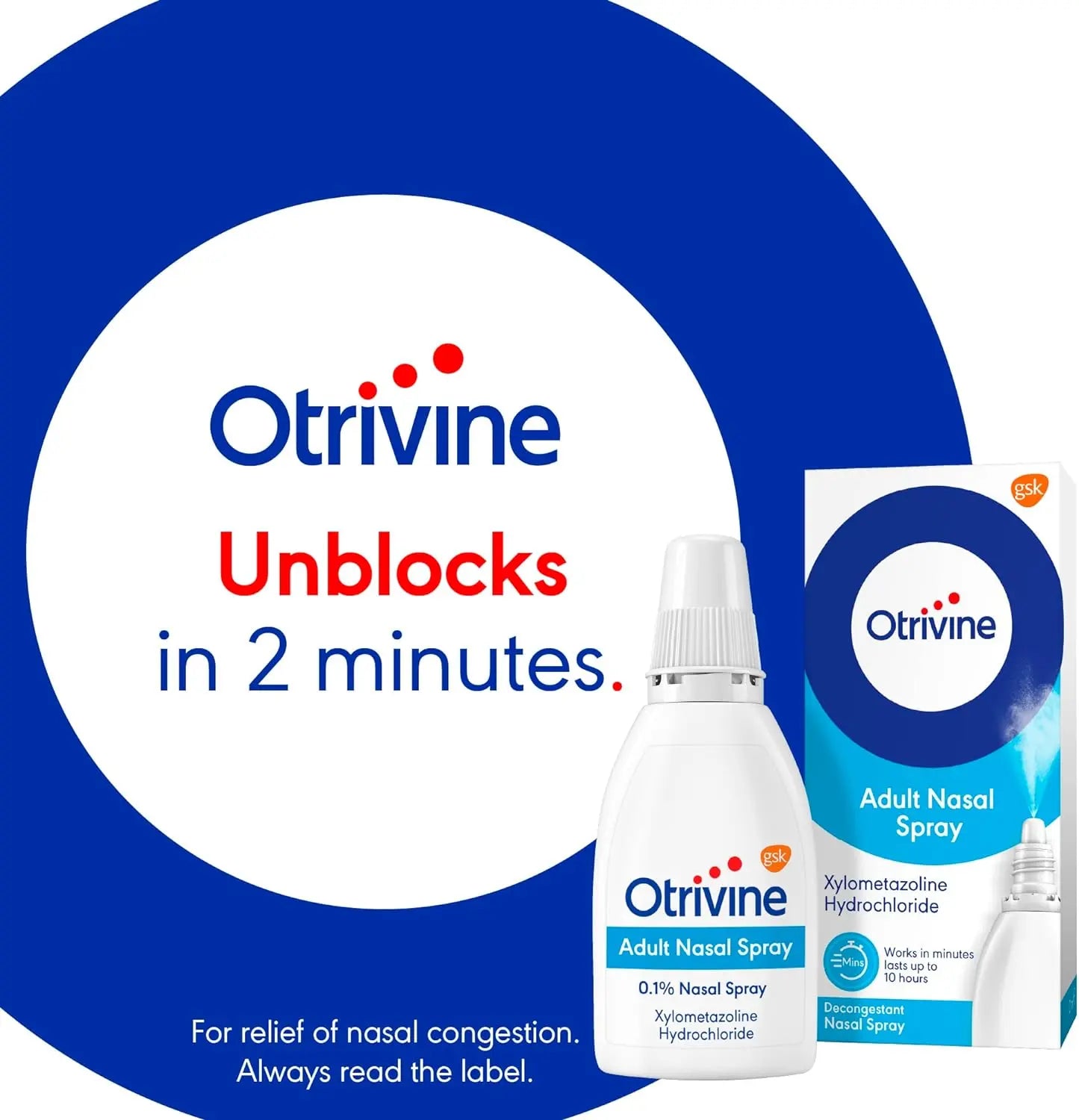 Otrivine Adult Nasal Spray - 10ml otrivine