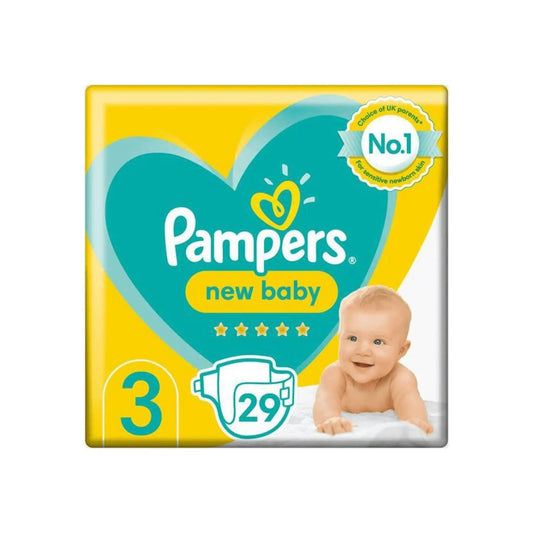 Pampers New Baby Size 3 Nappies Carry Pack x29