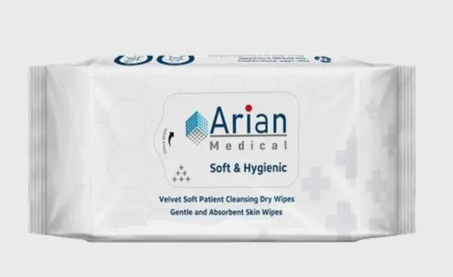 Patient Cleansing Adult Personal Care Incontinence Soft Dry 100 Wipes ARC Health Nutrition