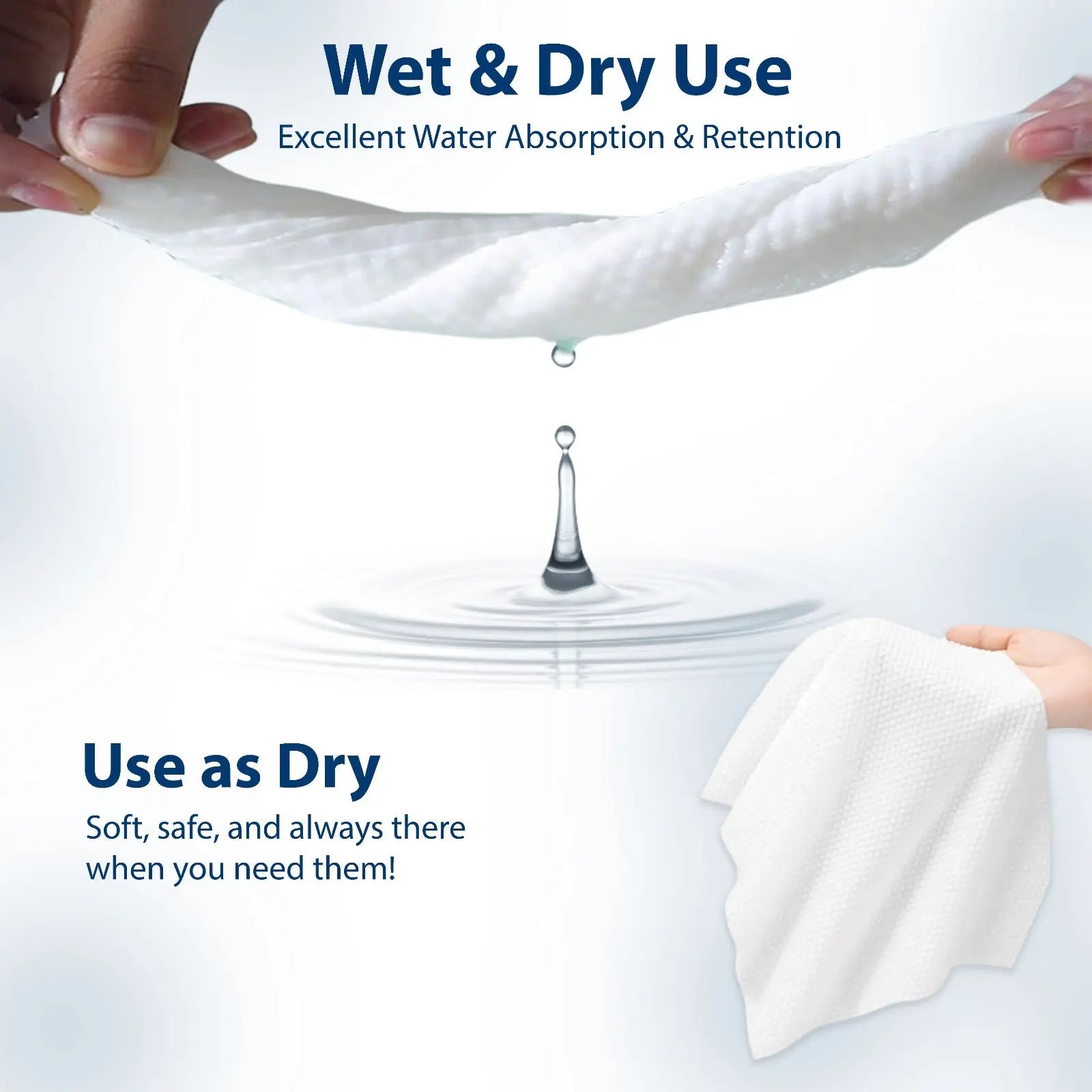 Patient Cleansing Adult Personal Care Incontinence Soft Dry 100 Wipes ARC Health Nutrition