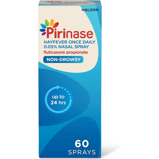 Pirinase Hayfever Relief For Adults 0.05% Nasal Spray - 60 Sprays Pirinase