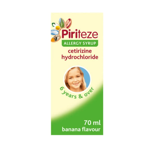 Piriteze Allergy Relief Cetirizine Syrup for Kids - 70ml