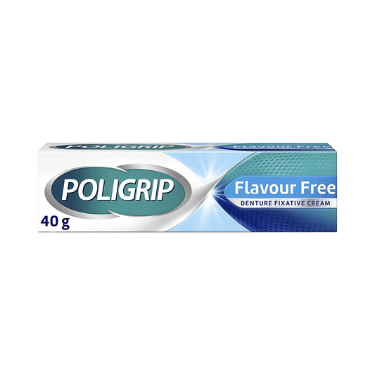 Poligrip Denture Adhesive Fixative Cream, 40g